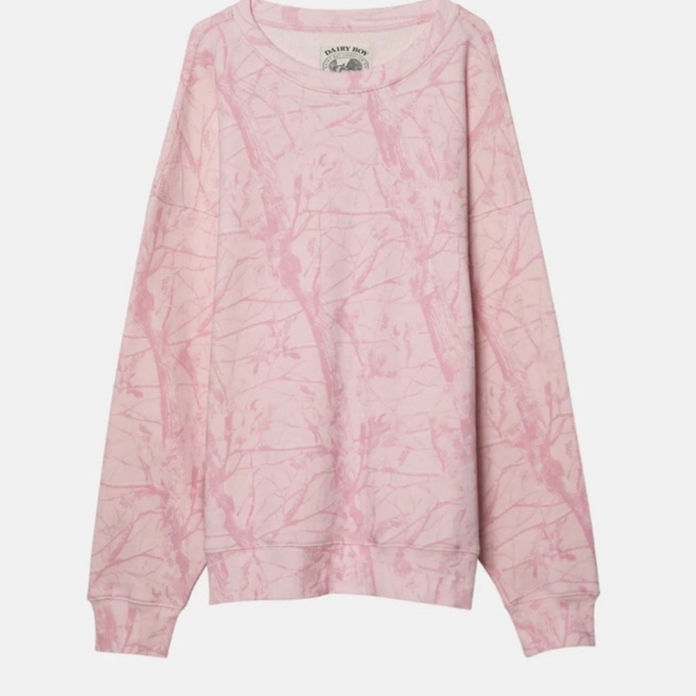 Dairy Boy Pink Bubblegum Crewneck Size Medium NO LOGO